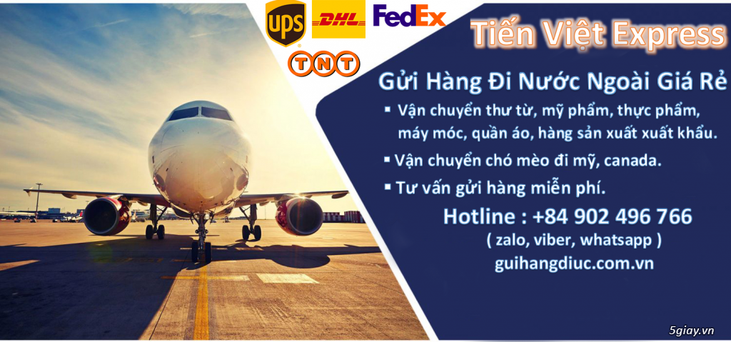Chuyển phát nhanh hàng hoá đi nước ngoài giá rẻ 0902 496 766