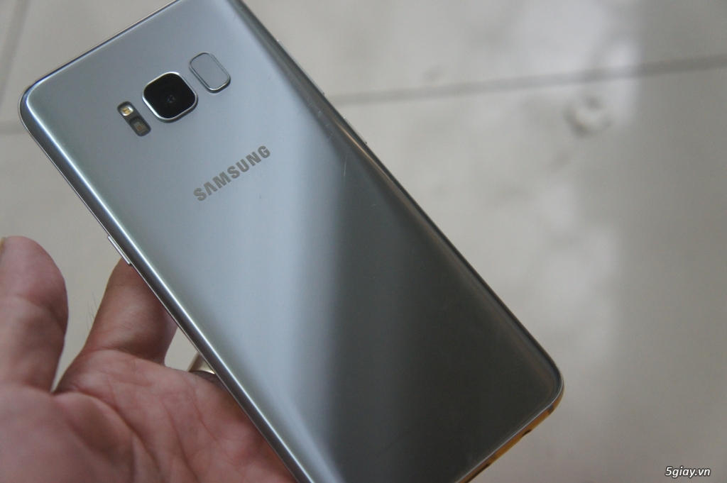 Samsung Galaxy S8 64GB Bạc 2sim mới 97% zin all zin áp suất - 4