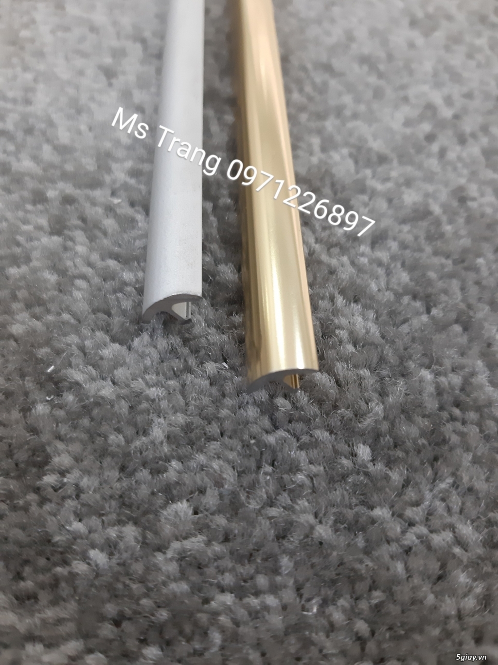 Nẹp trang trí, nẹp đi phào chỉ tường, nẹp nhôm mã Ms 6.0