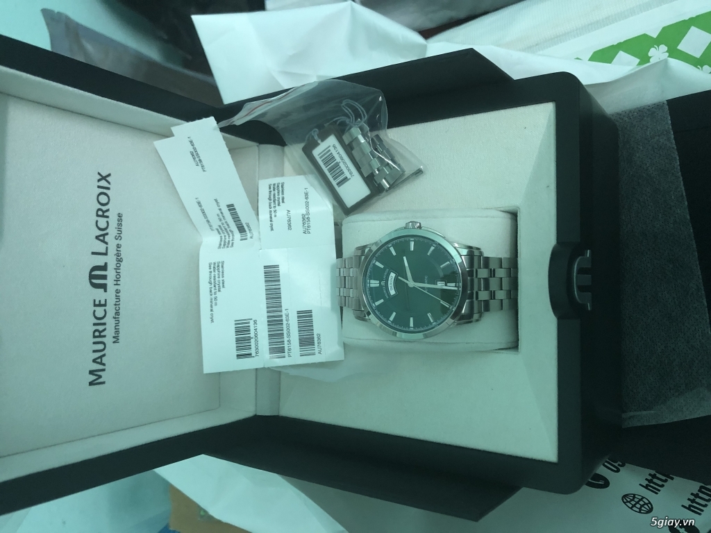 Maurice lacroix dial xanh lá