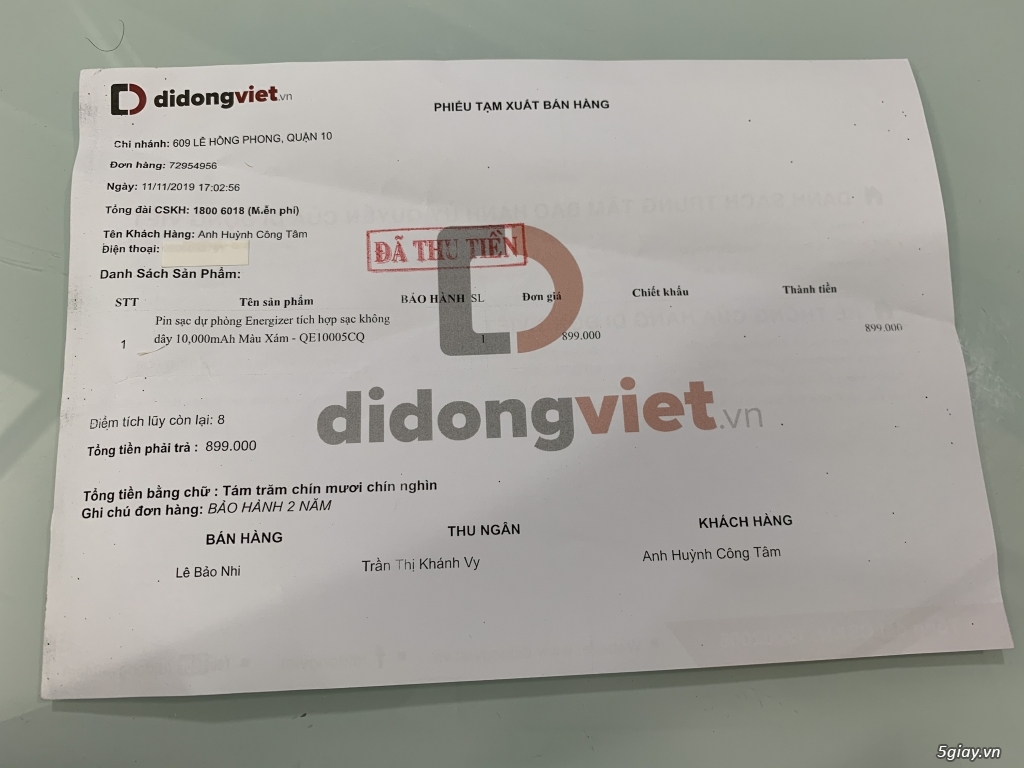 Sạc Dự Phòng Ko Giây Energizer+ Phát Wifi 4G Xiaomi - 2