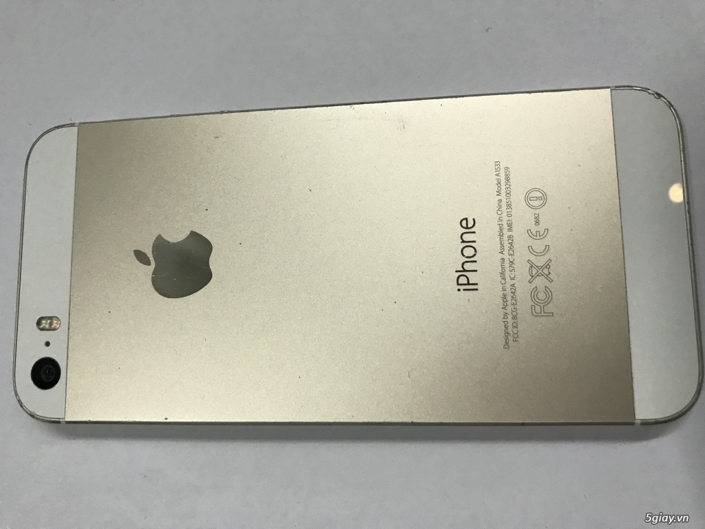 Iphone 5S Gold 16gb zin bản lock Usa End: 23h00 ngày 12-11-2019 - 1