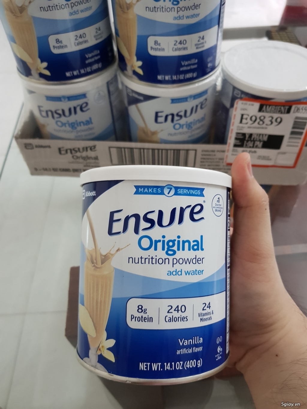 Sữa bột Ensure Original Vanilla US