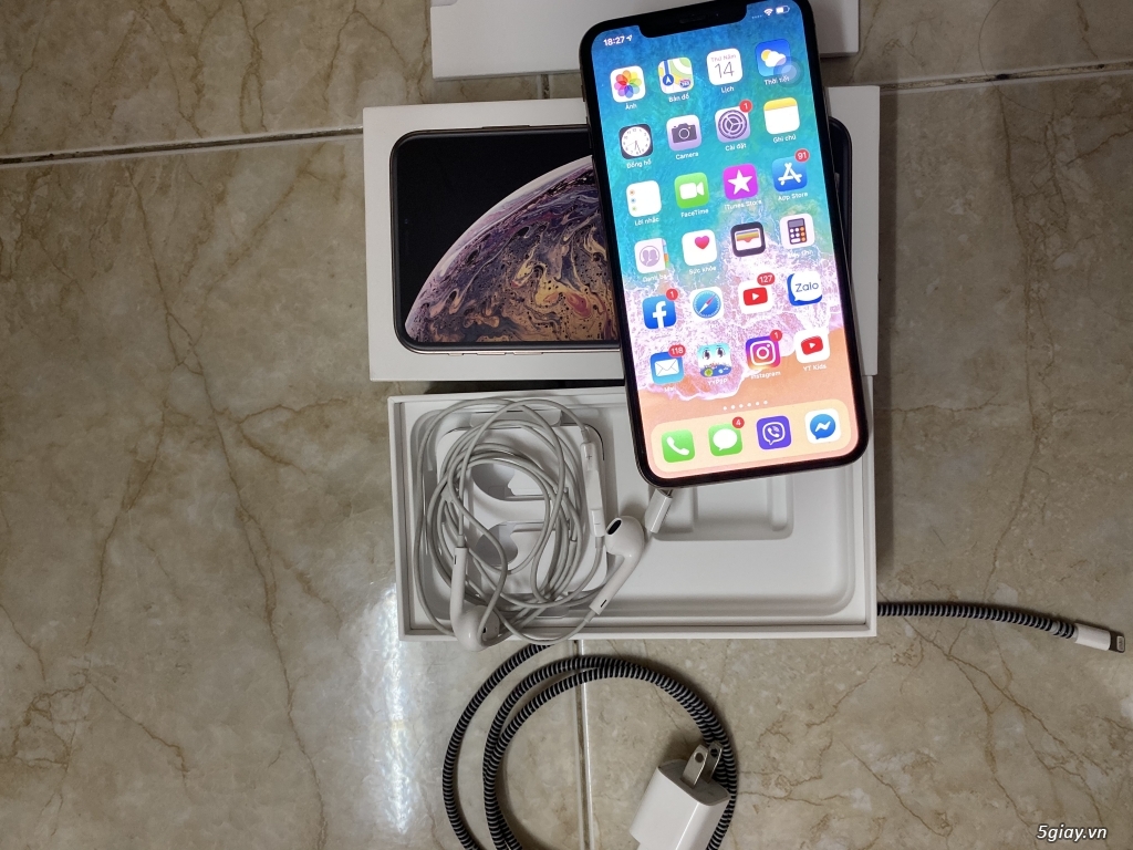 Bán iphone xs max 256 GB usa gold 99% - 3
