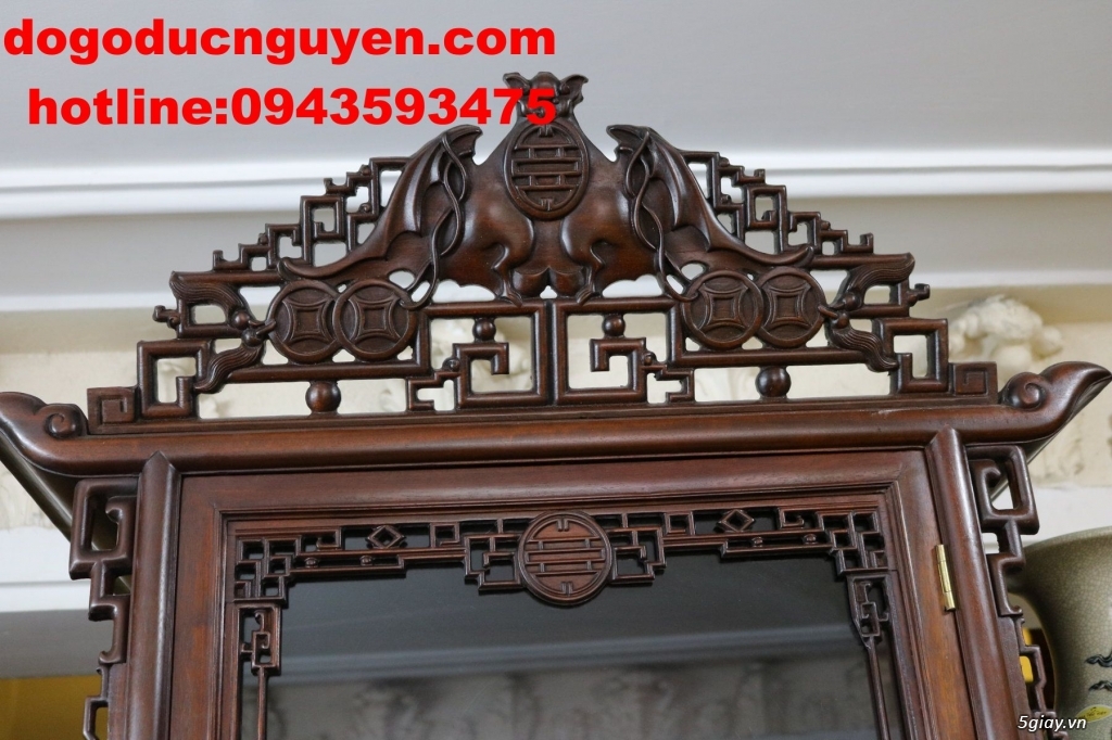 Tủ Bày Đồ Dơi Ngậm Thọ Lối Cổ - 1