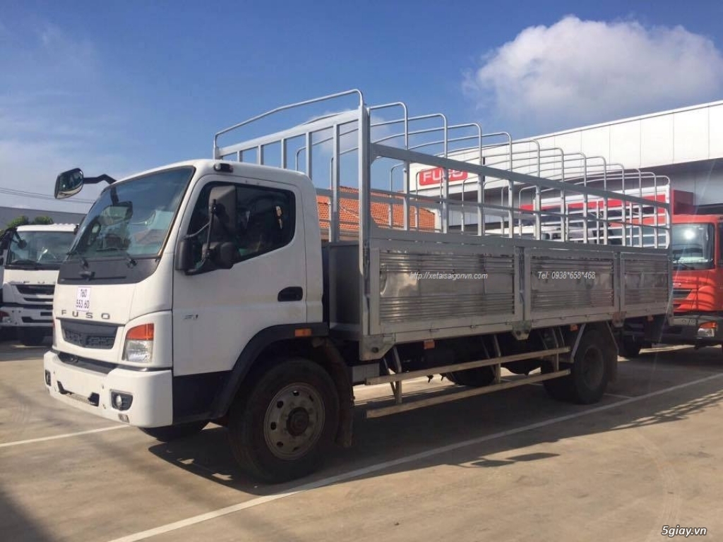 Xe tải Mitsubshi Fuso Fi tải trọng 8 Tấn thùng dài 7 mét Tặng 15tr/xe