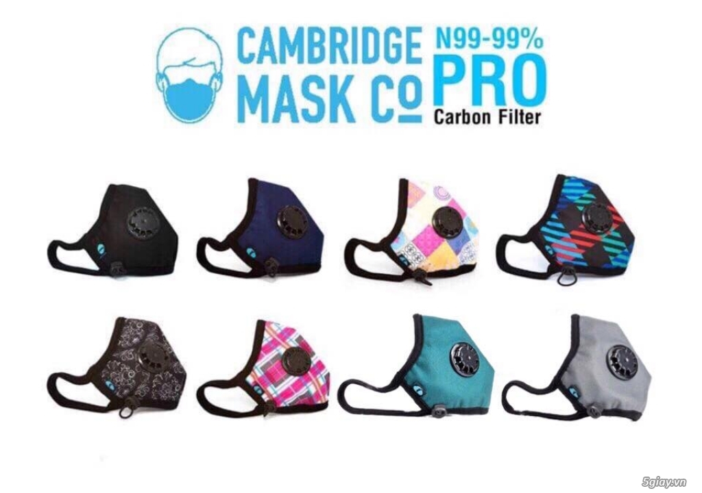 Khẩu trang chống bụi cao cấp  Anh Quốc Cambridge Mask - 4