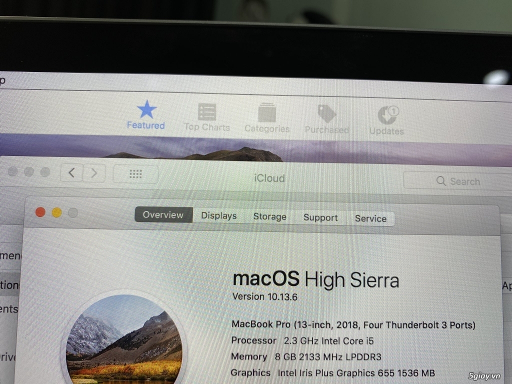 Bán MacBook Pro 2018 gray 13 inch Tourch Bar i5 8GB 256GB - 2
