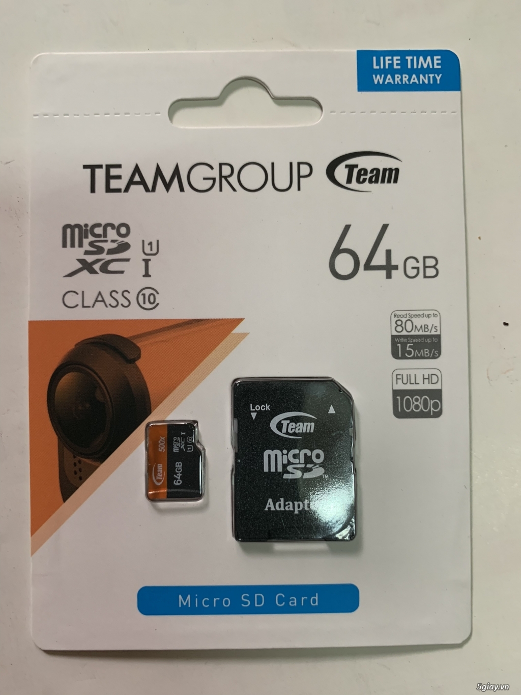Thẻ nhớ micro sd Team 32GB class 10 U1, chính hãng usa, sx tại Taiwan, end 23h00-20/11/2019