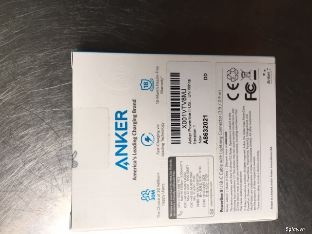 Cáp Anker PowerLine II USB-C to Lightning - 3