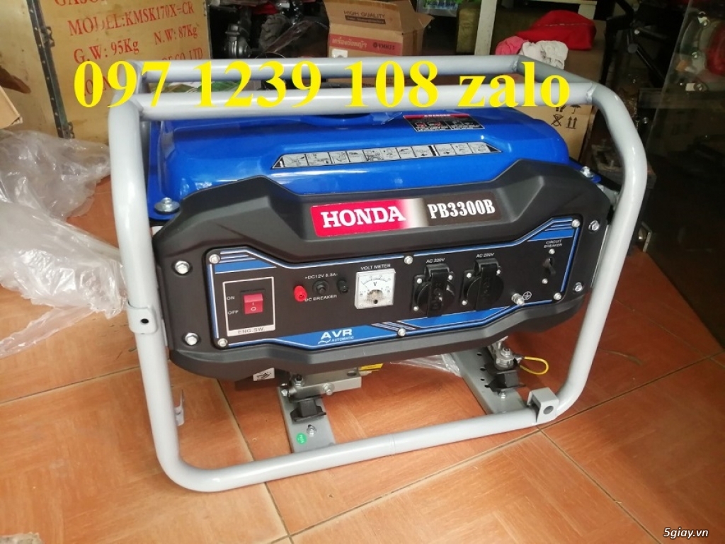 Máy phát điện Honda PB3300B, 3KW dùng gia đình cực thích - 1