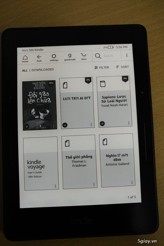 Cần bán Máy đọc sách Kindle Voyage 4G - 1
