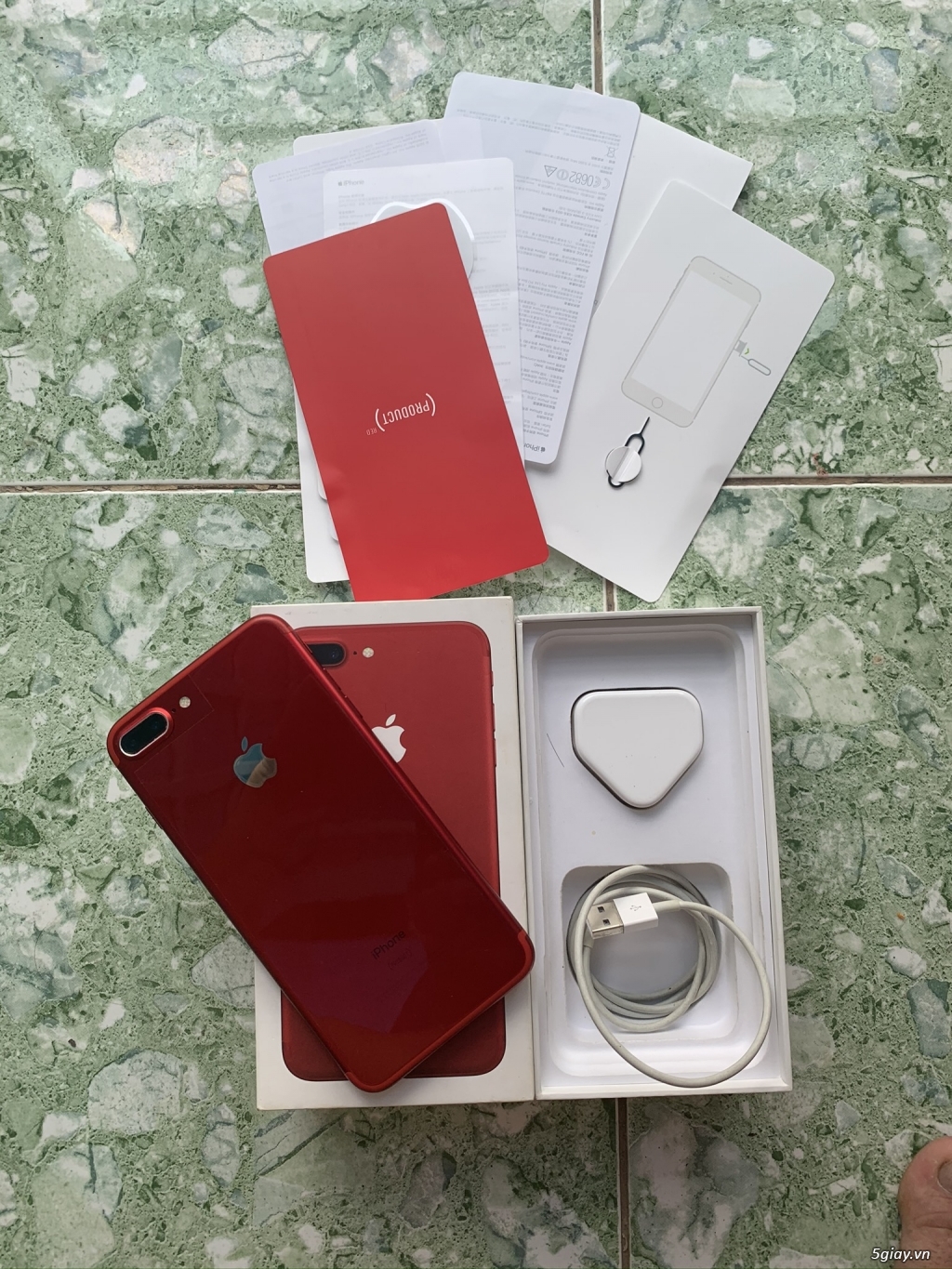iphone 7 plus 128G red fullbox - 4