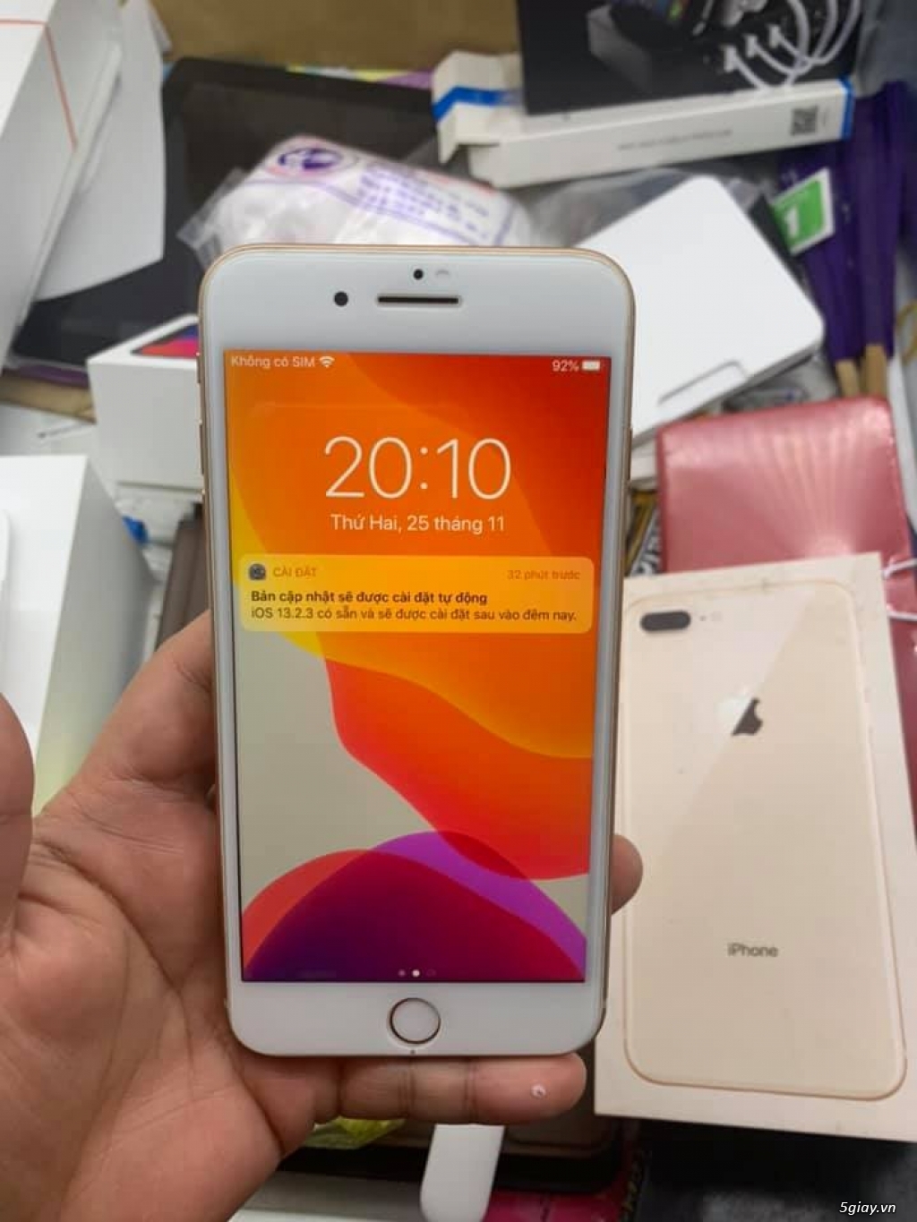 iphone 11 128gb đen,iphone X 256g đen trắng,iphone 8 plus gold,Fullbox - 18