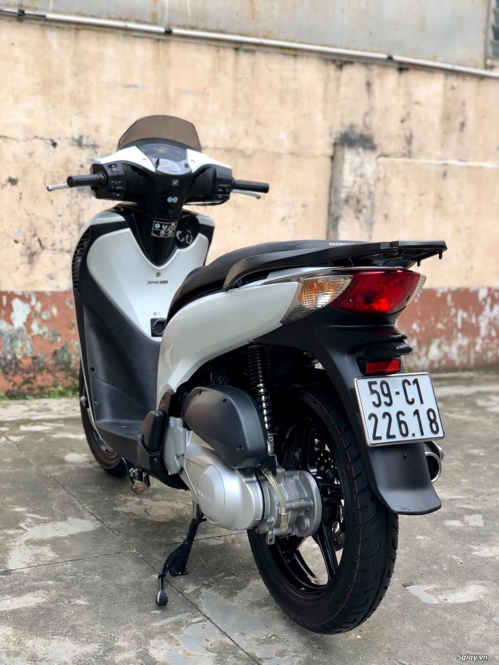SH150 Nhập Ý, Trắng sporty zin SM 110 Date 2012 - 1