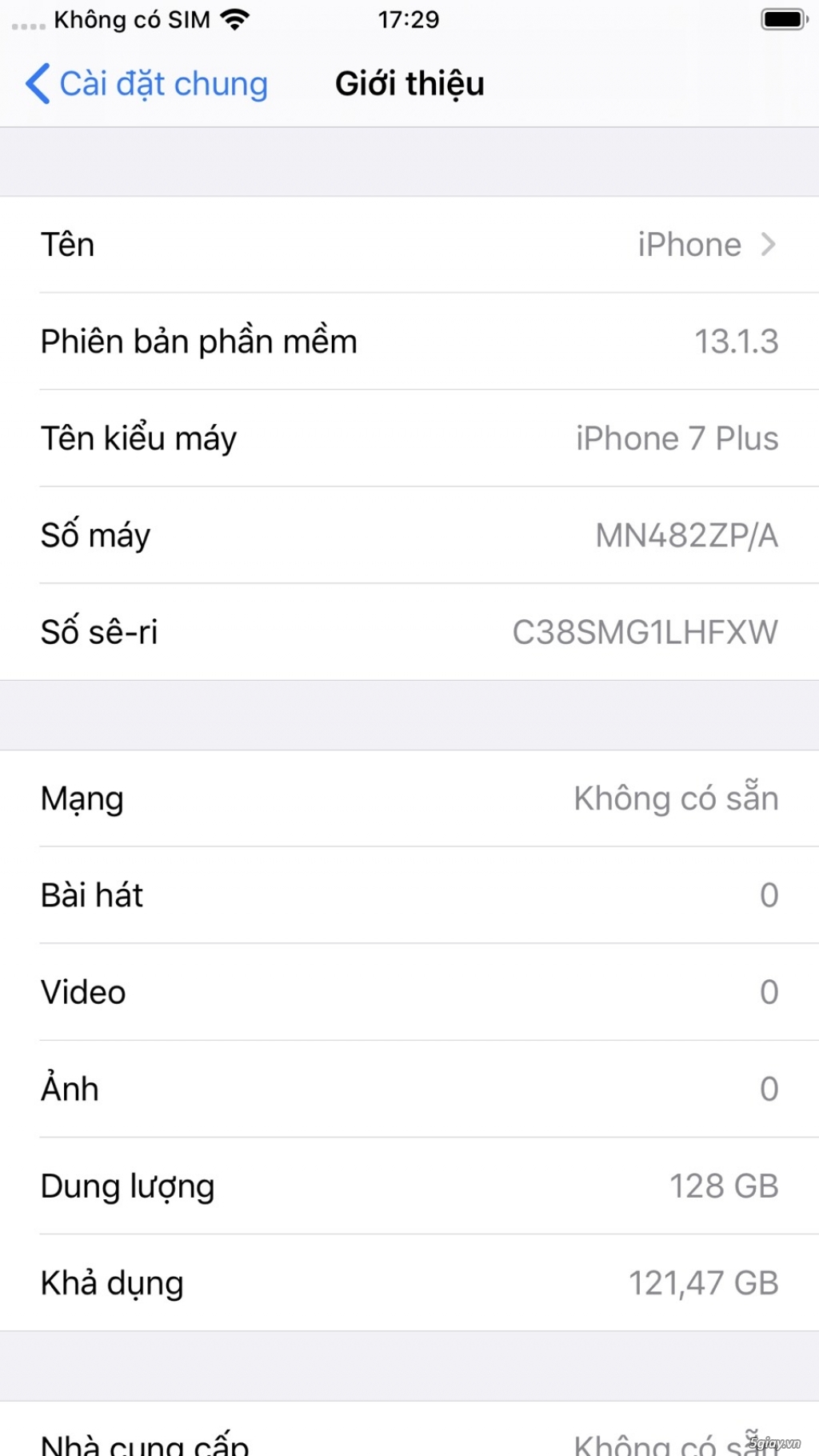 iPhone 7Plus 128Gb Black quốc tế cực ngon .. End 22h59 -27/11/2019 - 3