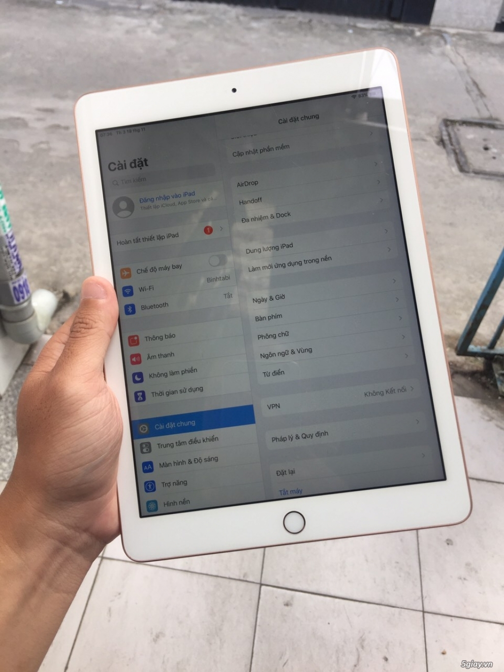 ipad gen 6 Gold 32gb wifi fullbox đẹp lung linh còn bh tgdđ T5/2020 - 4