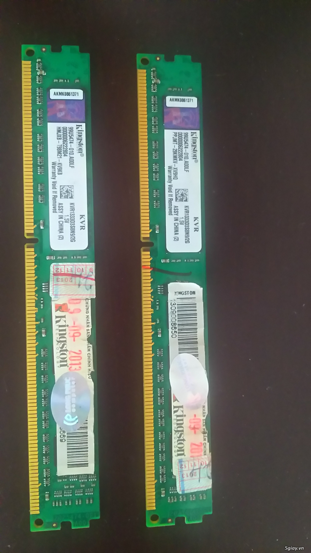 Ram 2g bus 1333 giá rẽ