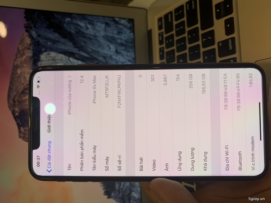 XS Max Gold 256GB Usa QT Mới như Fullbox