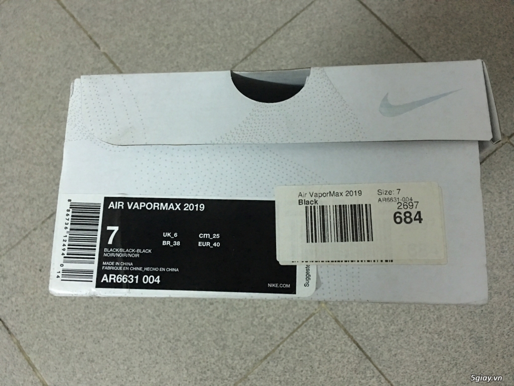 Giày Nike air vapormax 2019
