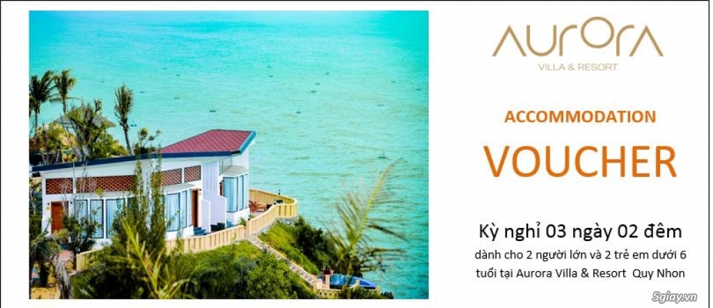 Voucher nghỉ dưỡng giá sốc tại Aurora Villa & Resort 4 sao Quy Nhơn - 3