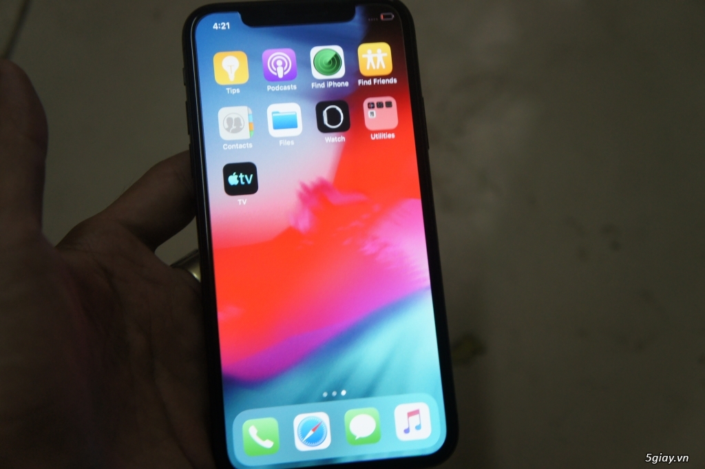 iPhone X 256GB Đen mới 98% zin áp suất - 4