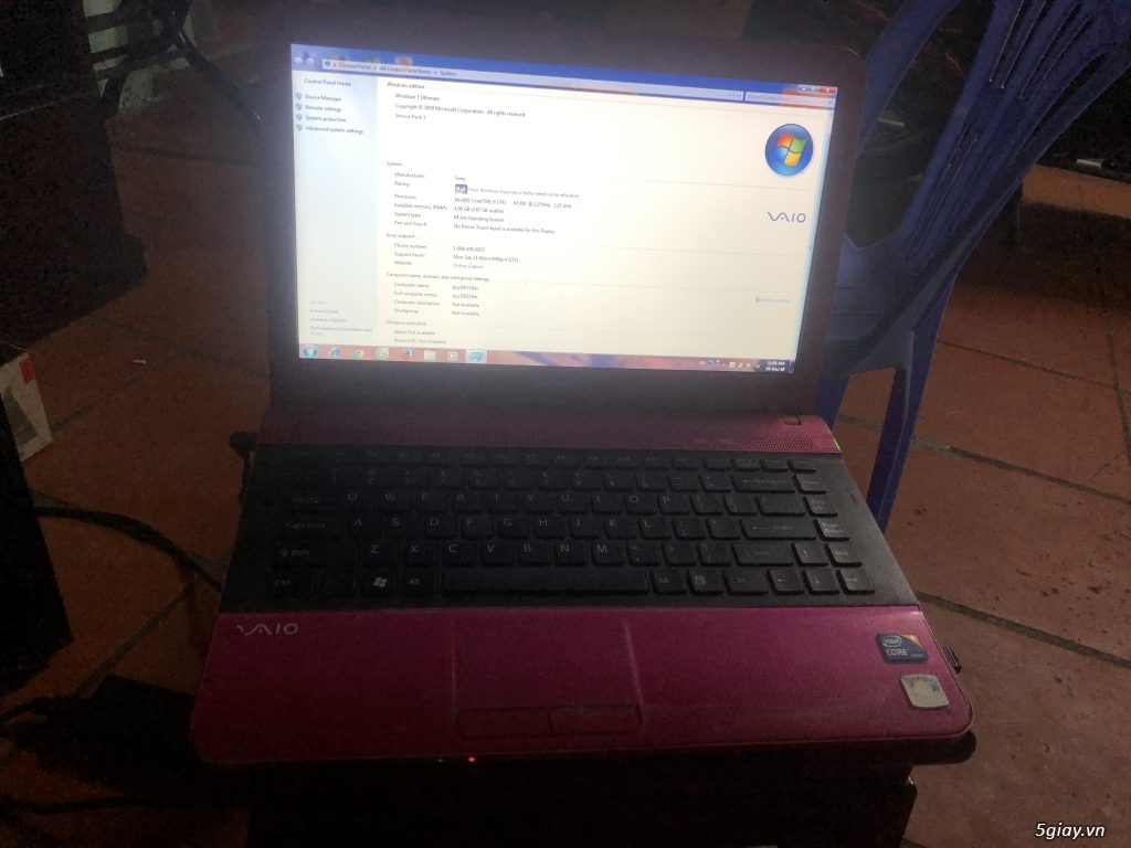 Cần bán laptop sony vaio