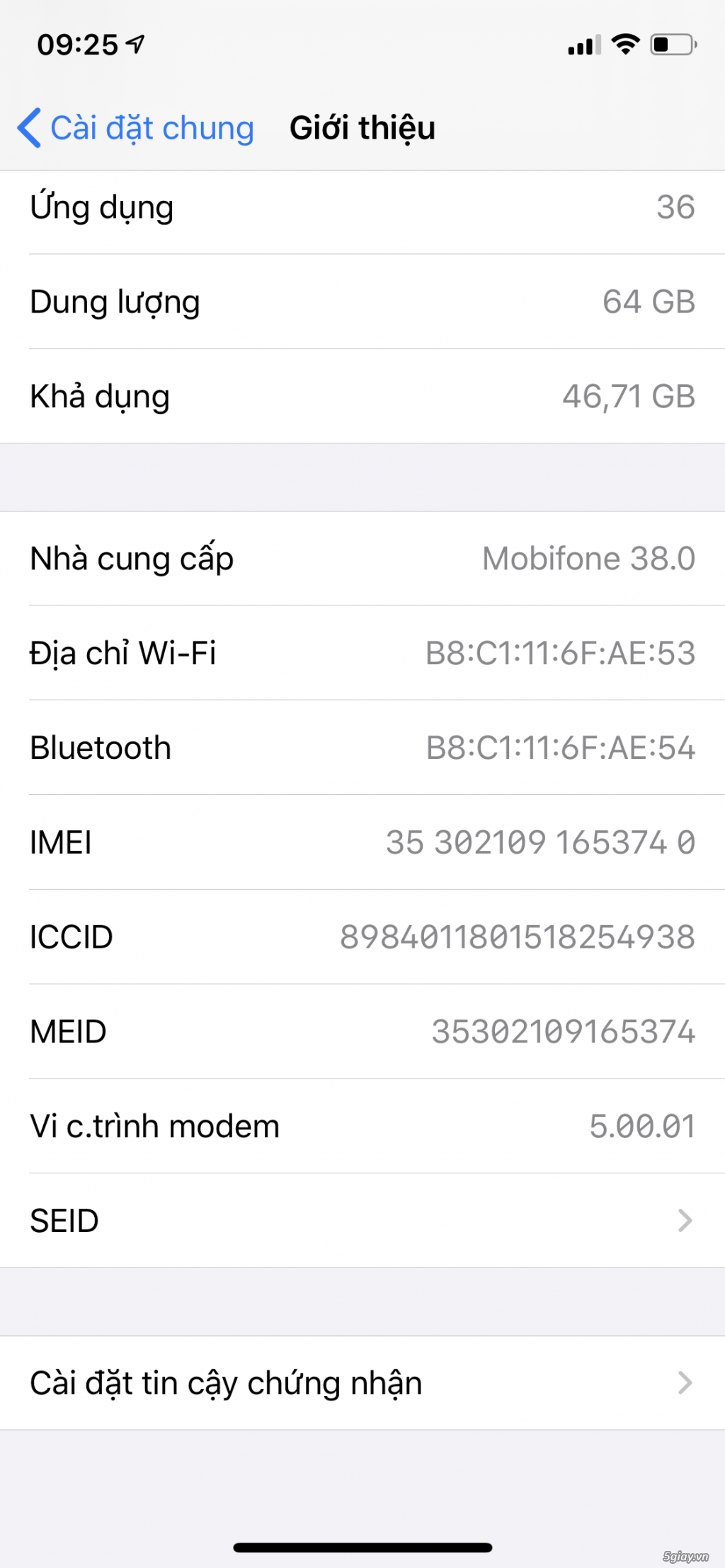 Bán iPhone X quốc tế 99%
