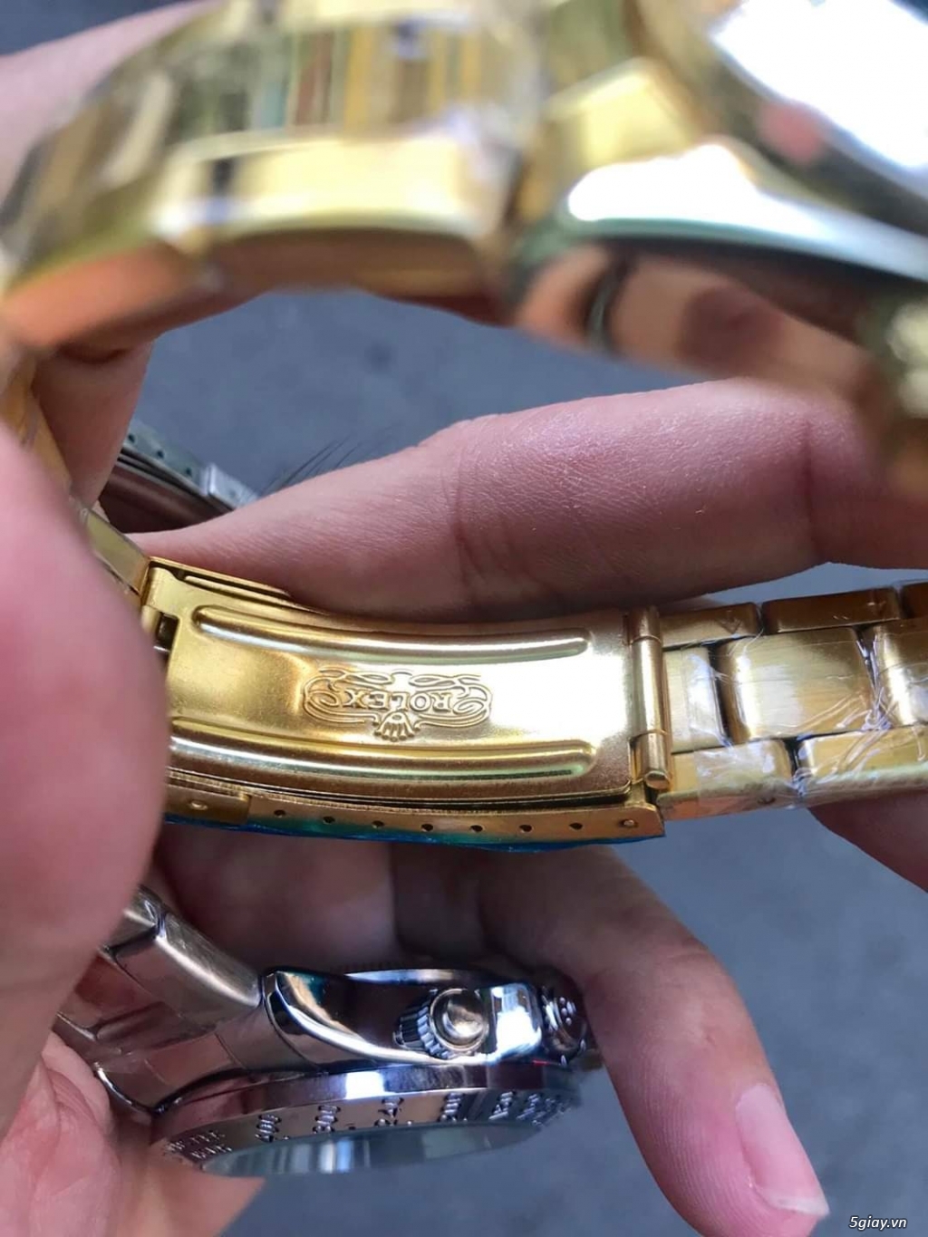 Thanh lý 1 em đồng hồ tự động mạ vàng, size 38mm - 4