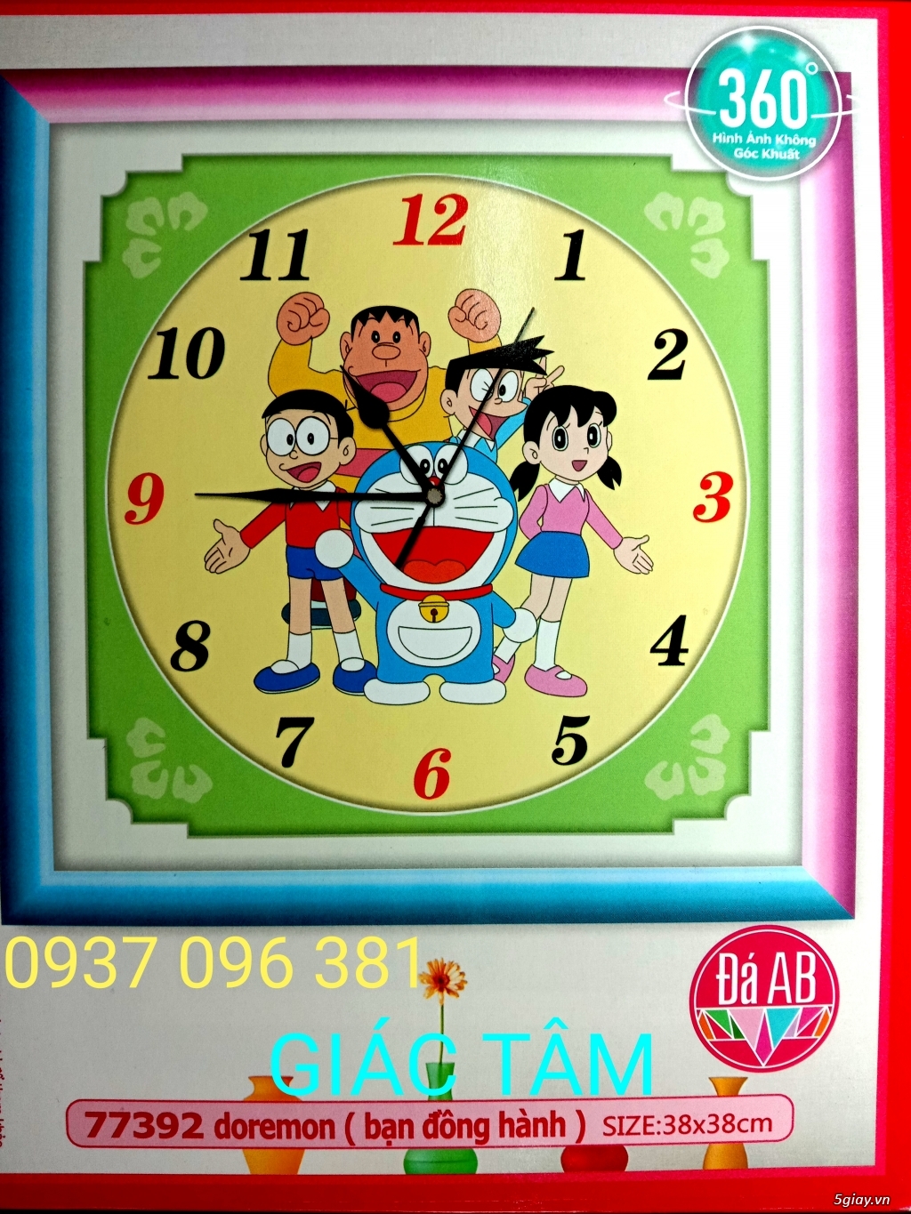 Bán Tranh Thêu Tranh Đá Đồng Hồ - 14