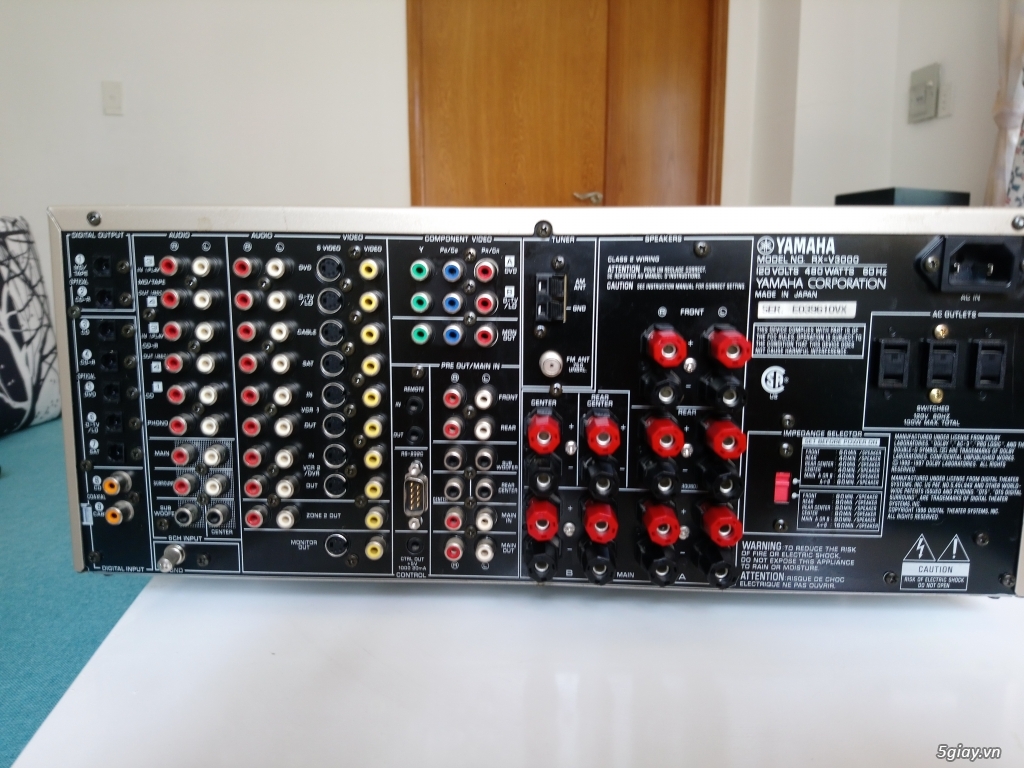 Bán Amlyp Yamaha RX .V 3000  máy đẹp nguyên bản giá 4.500.000 LH Sang - 1