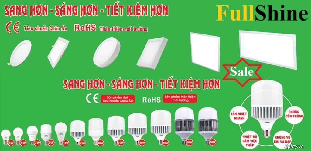 Công Ty TNHH Fullshine phân phối đèn chiếu sáng của Paragon,Duhal,MPE,