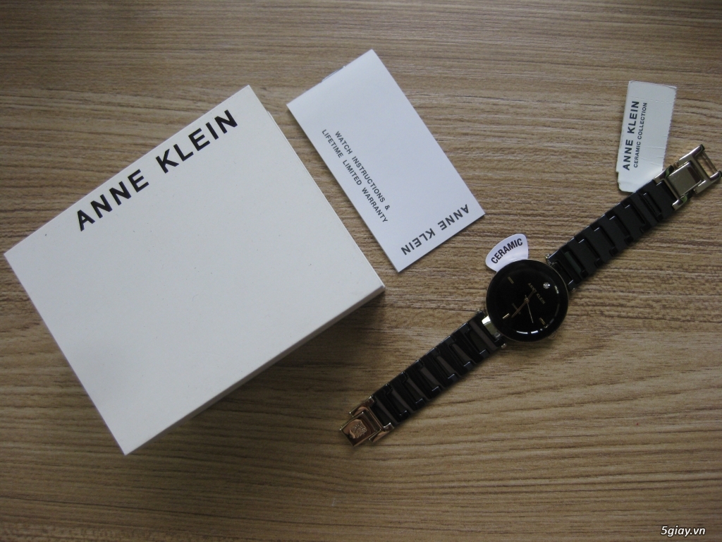 [Watches for Women] ANNE KLEIN Ceramic Diamond / End 22h59 13/12/2019. - 1