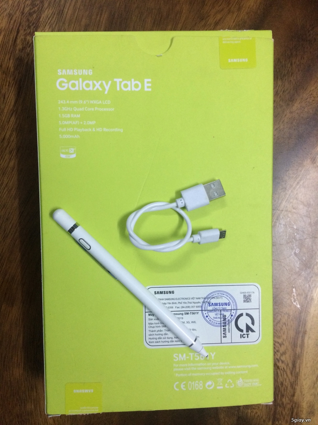 Dư xài bán Galaxy tab E SM-T561Y mới mua, tặng kèm bút cảm ứng - 5