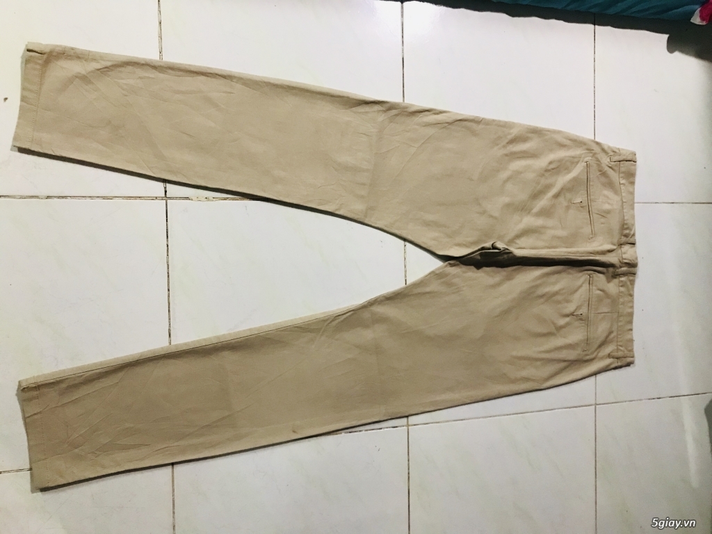 Quần Kaki H&M vàng bò đẹp . End time 23h(14/12/2019)