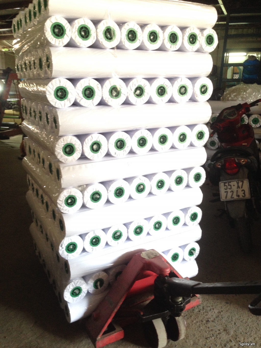 GIẤY CUỘN A0 - ĐỊNH LƯỢNG 100 - 5 KG. - 1