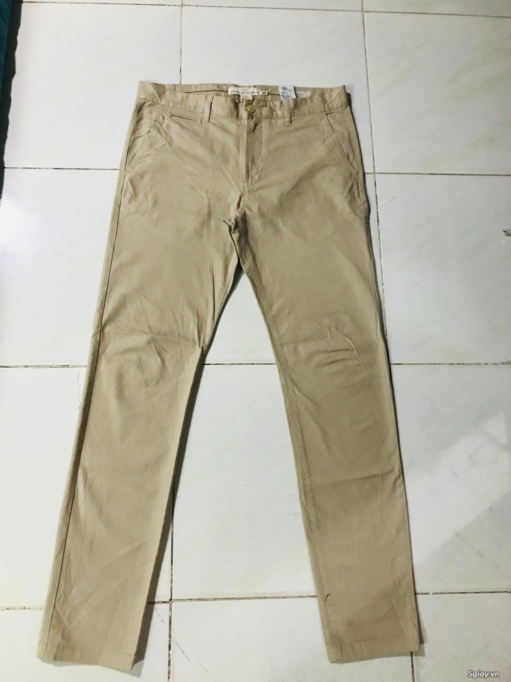 Quần Kaki H&M vàng bò đẹp . End time 23h(14/12/2019) - 1