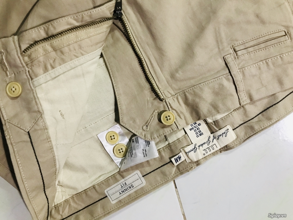 Quần Kaki H&M vàng bò đẹp . End time 23h(14/12/2019) - 2