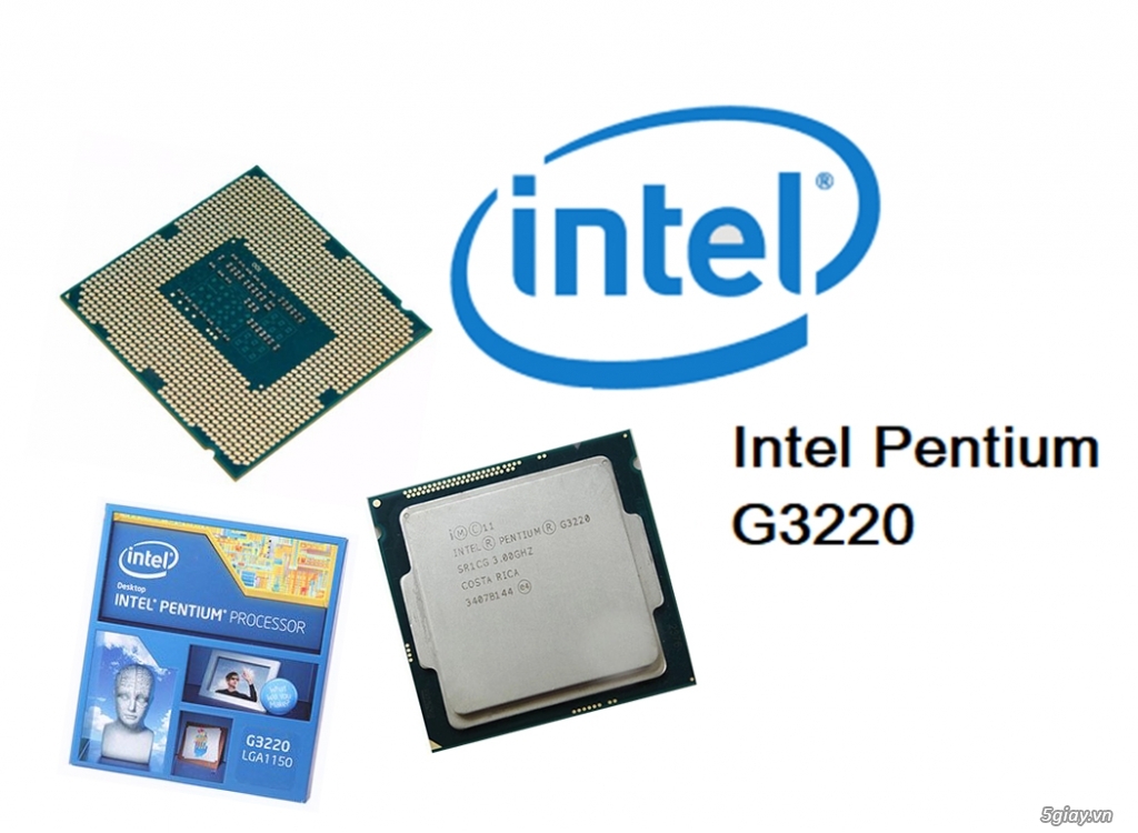 CPU Intel Pentium G3220 3.00GHz 3MB Cache thế hệ thứ 4 | 5giay