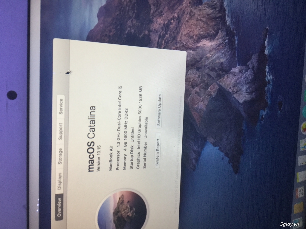 Macbook air 13” 2015 core i7 - 2