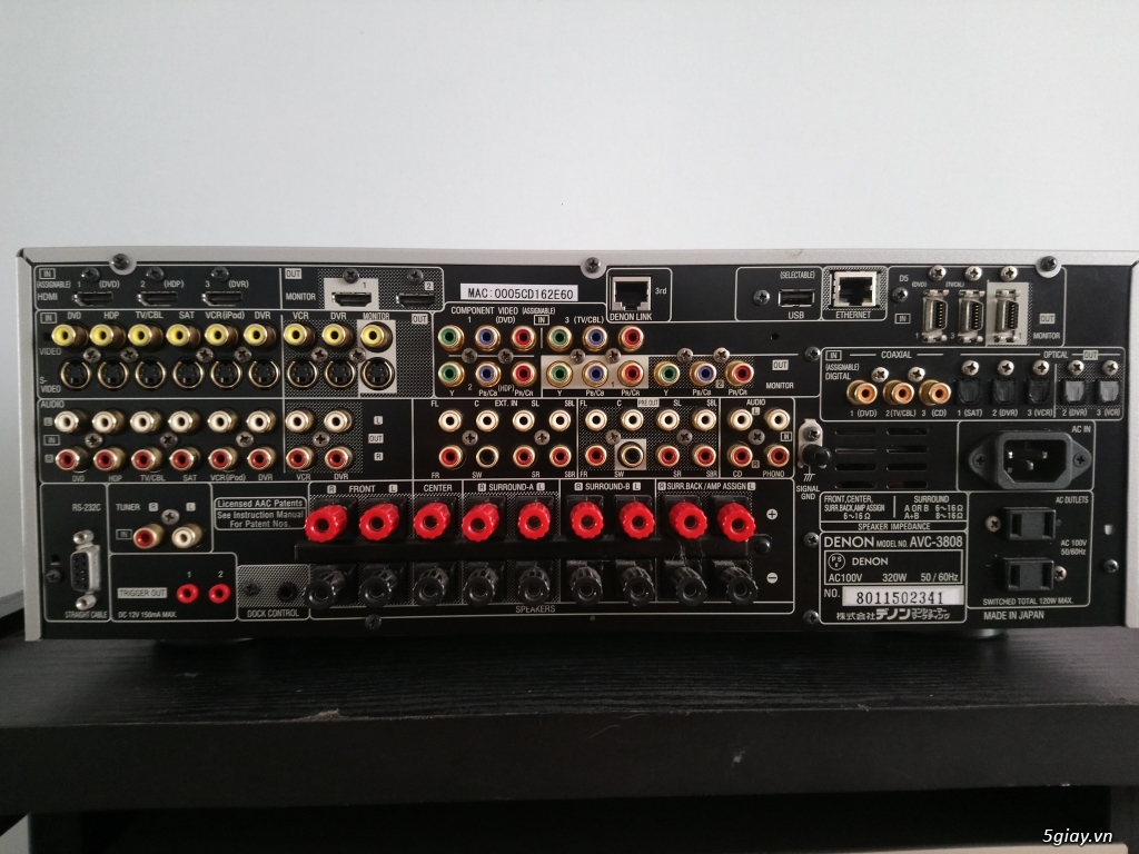 Bán amply Denon AVC 38008 - 3