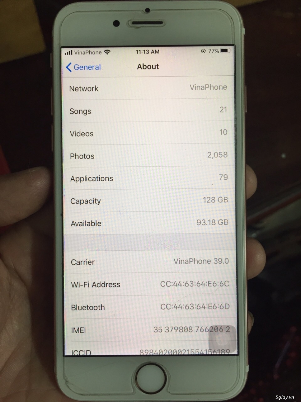 IP6s 128g rose - 5