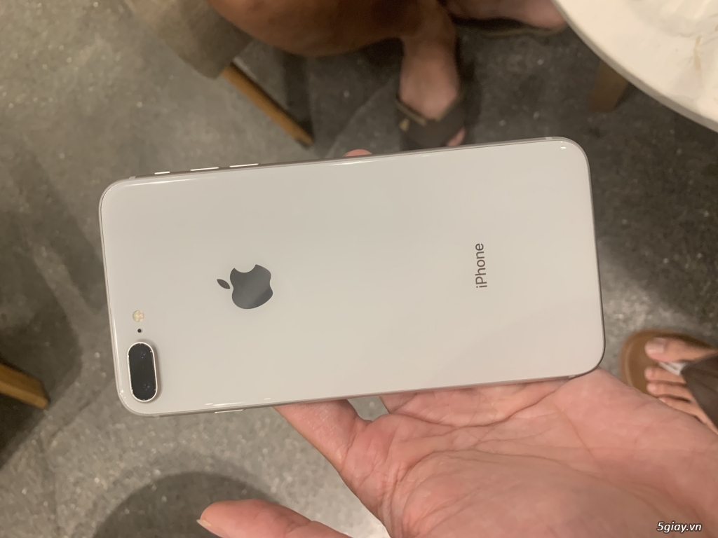 Iphone 8 plus lock zin full 64gb trắng - 1