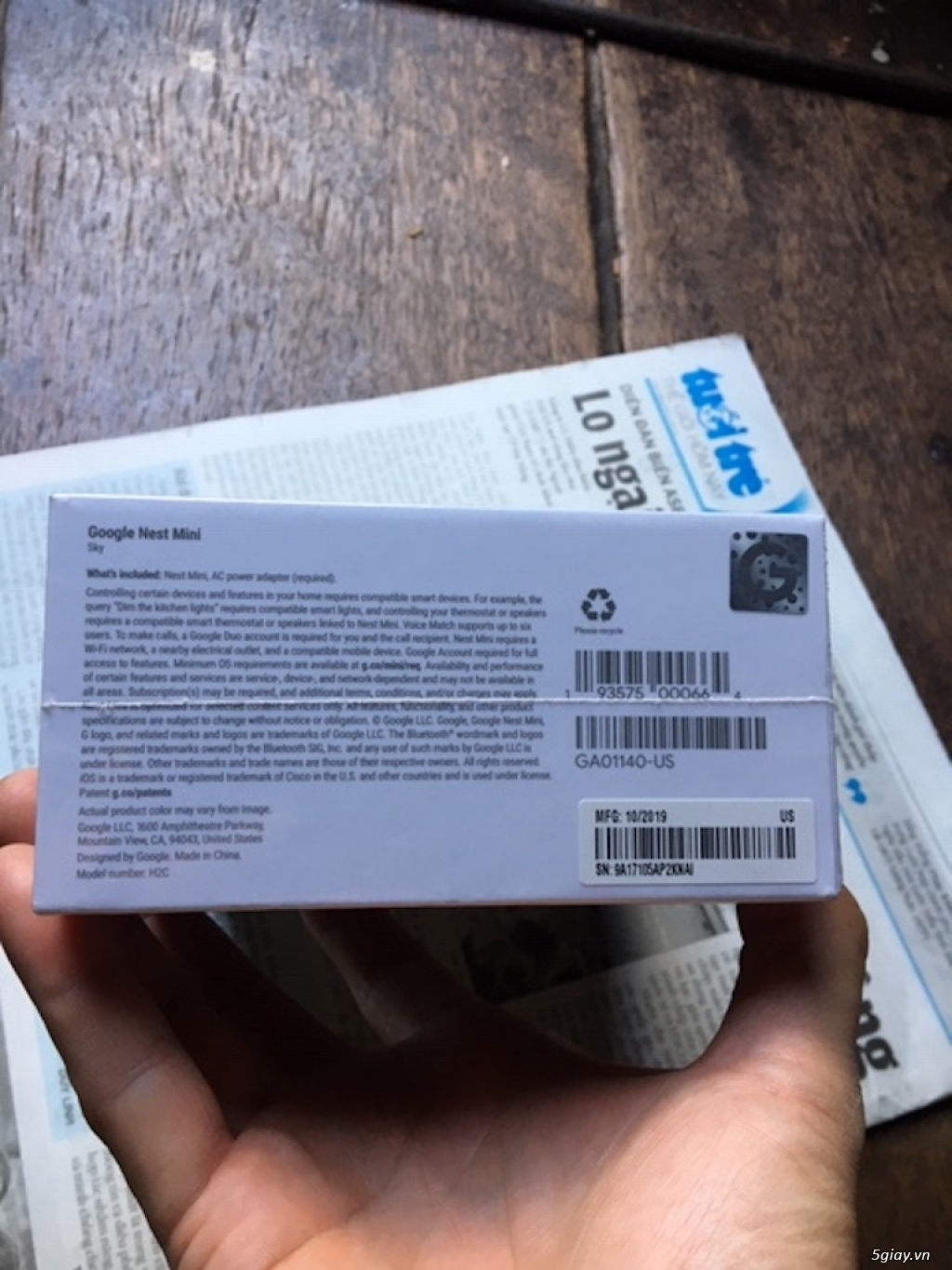 Loa Google Home Nest mini ( mini thế hệ 2) - 4