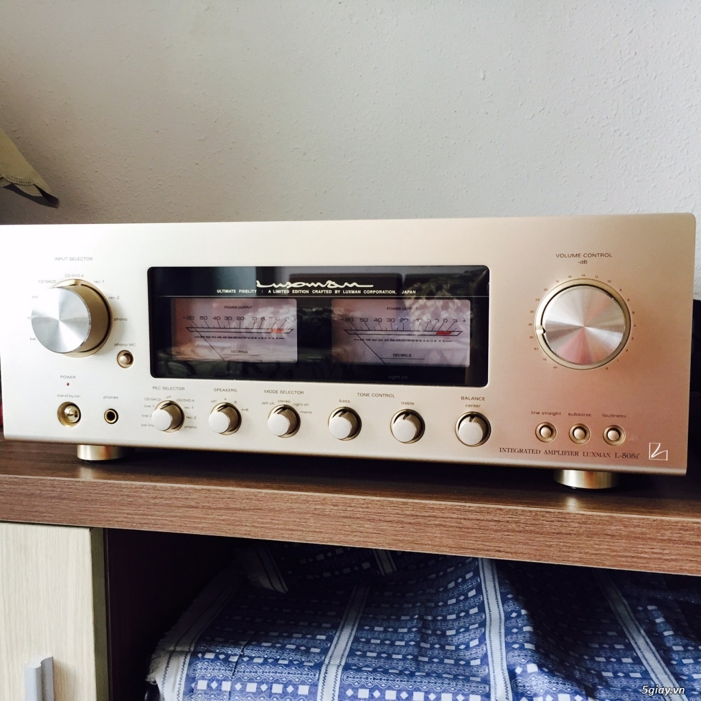 Bán amply luxman 505 f - 2