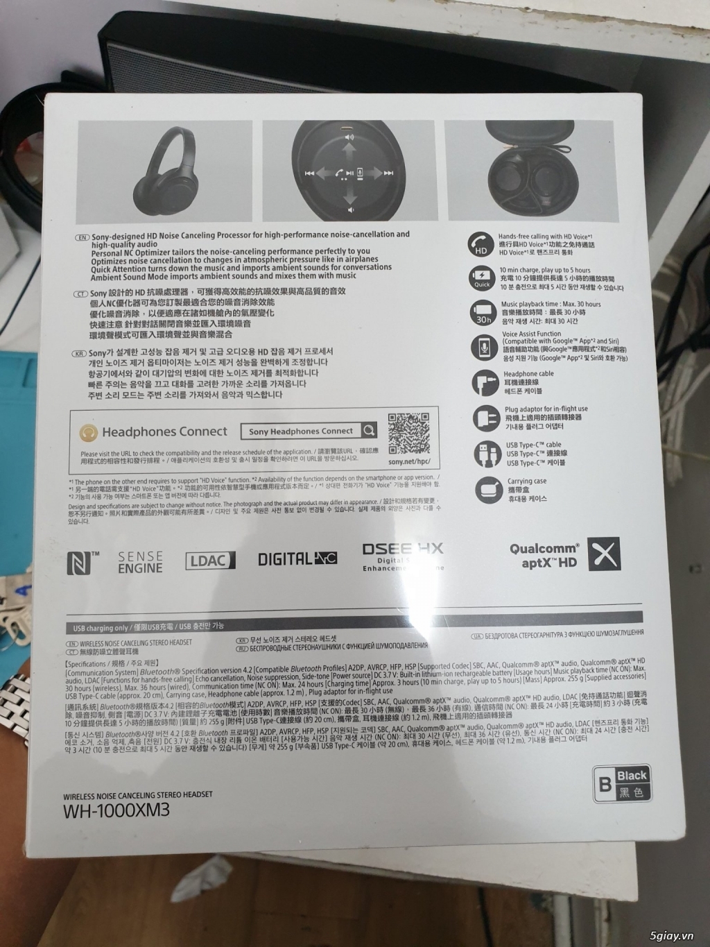 Sony 1000XM3 New mới nguyên seal chính hãng SNVN Giá cực tốt - 1
