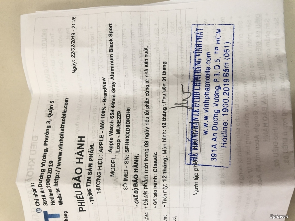 Bán Apple Watch SS4 44mm - 1