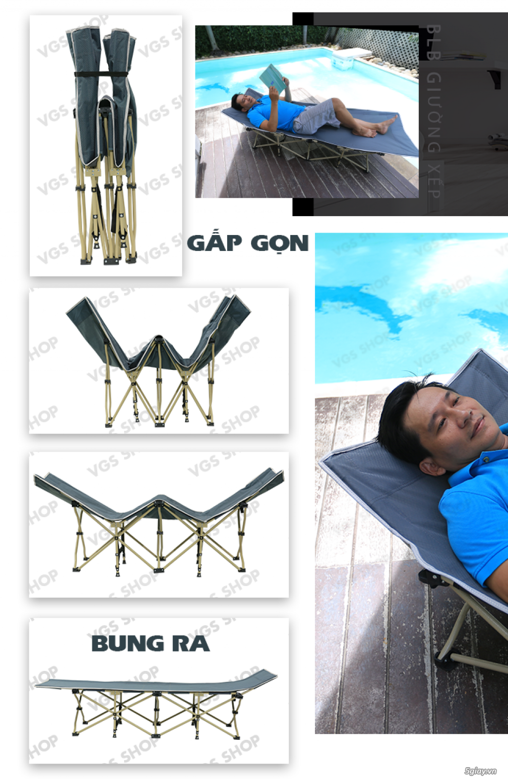 Giường gấp thông minh BLB - 1