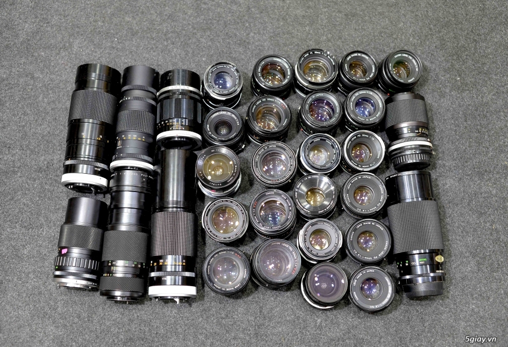 Nhiều lens MF hàng xách tay Nhật hàng đẹp giá tốt!!