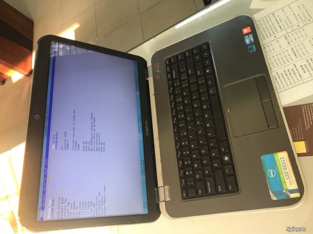 laptop dell inspirion 5520 i5 3210M 4gb 500gb - 4